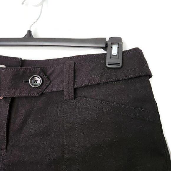 Ann Taylor Women's Black Denim Tailored Shorts 8 - Picture 3 of 5